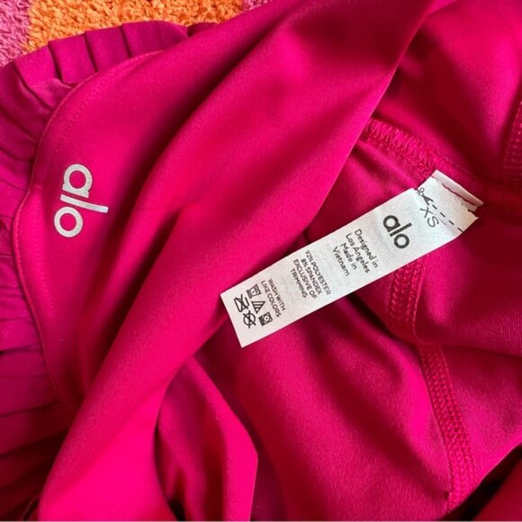 Alo Grand Slam Pink Tennis Skirt - Picture 3 of 7